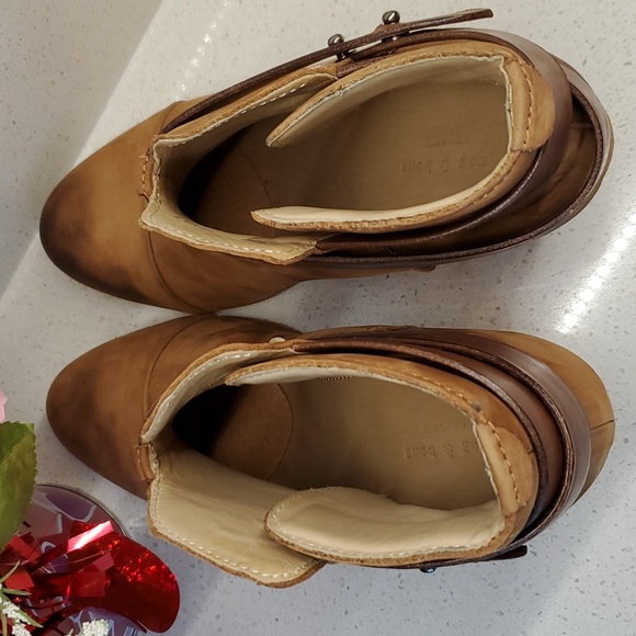 RAG & BONE suede leather ankle booties (sz 7) - Picture 5 of 10